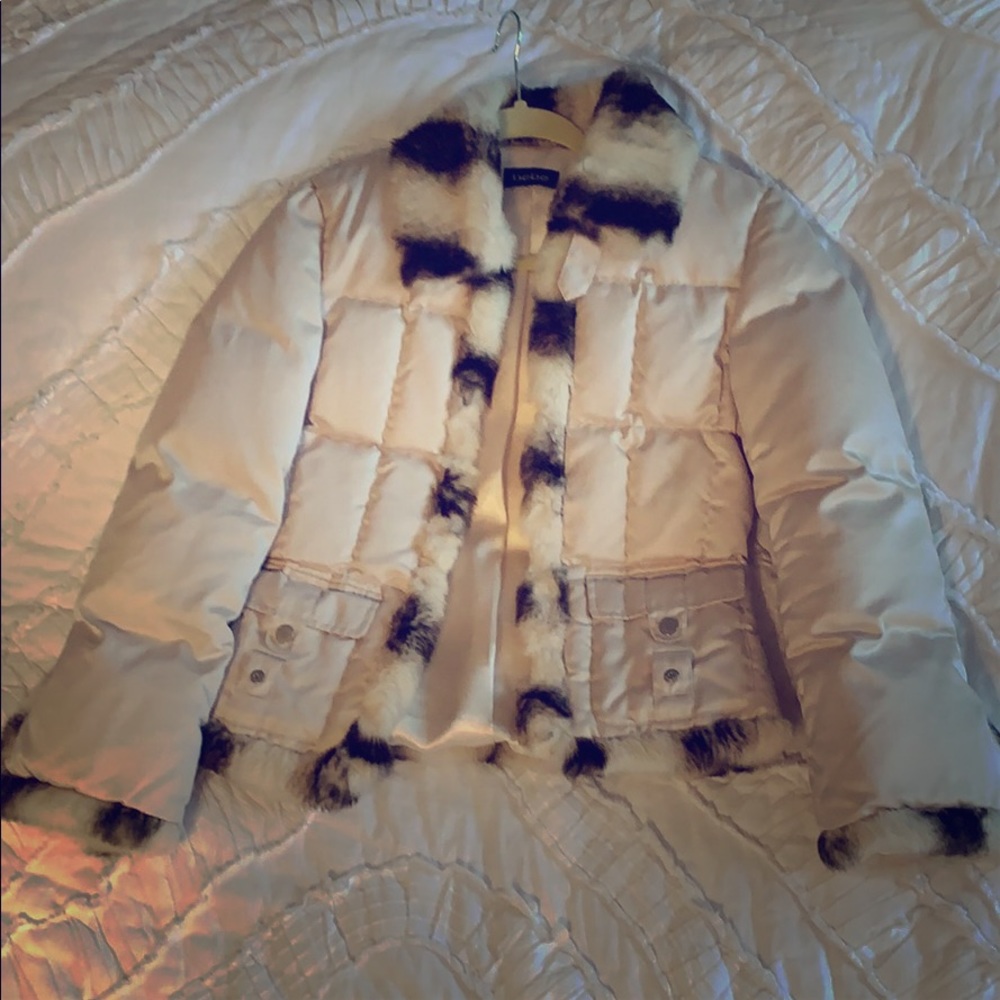 BCBG Jacket with Rabbit Fur